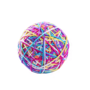 Pacl 2Bola de Hilo Grandes Gatos