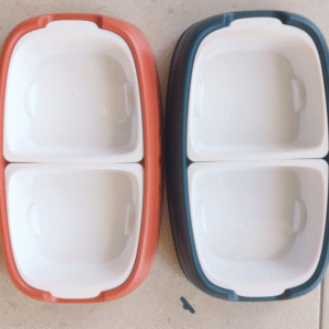 Plato Doble G para perro