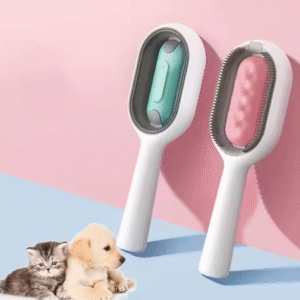 Peine 3 en 1 de doble cara para mascotas